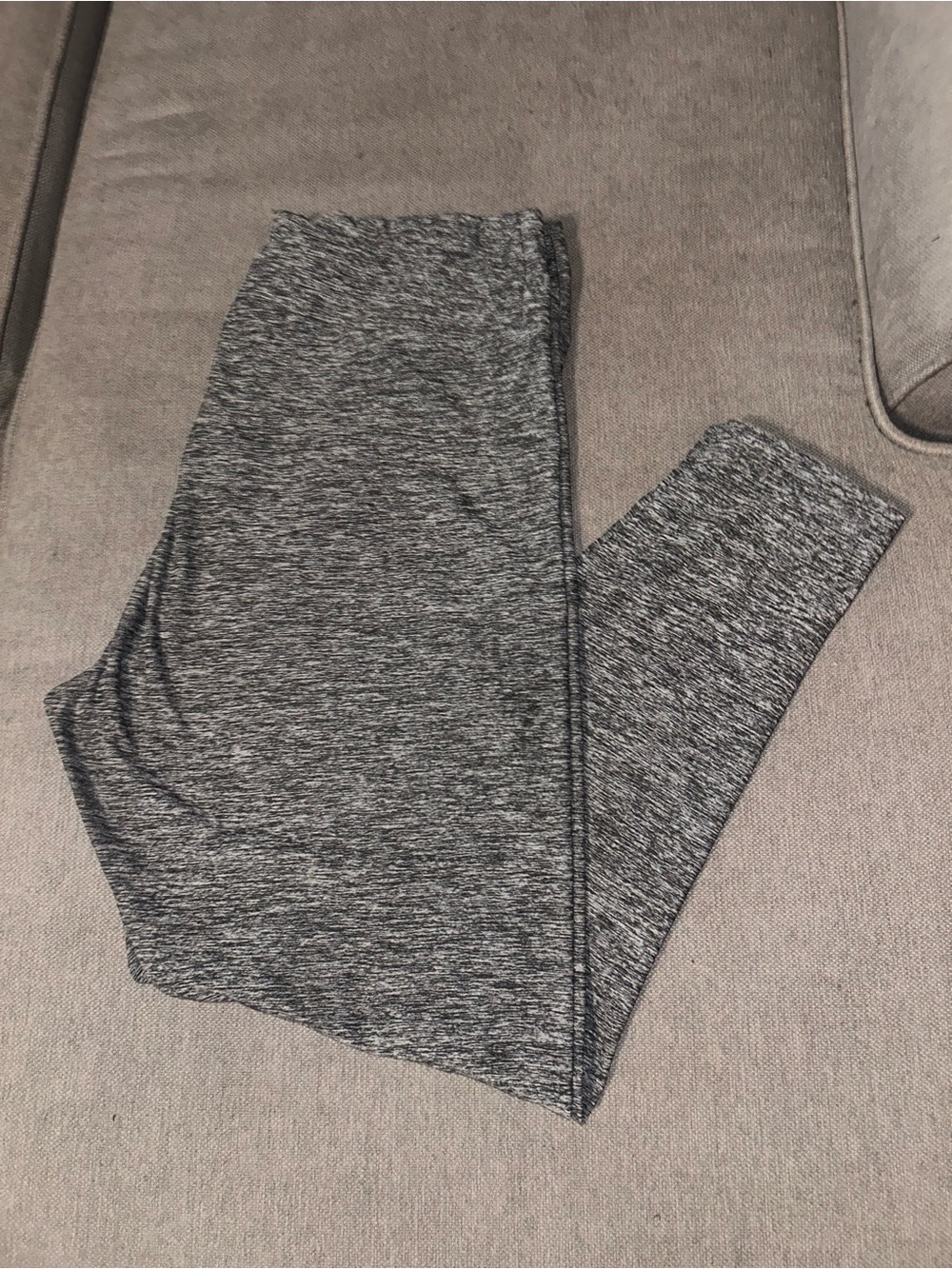 Gray Marled Leggings